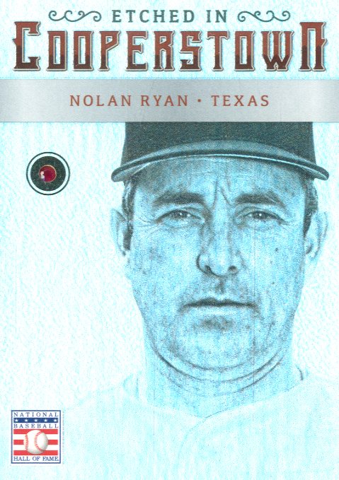 2015 Panini Cooperstown Etched in Cooperstown Gem Ruby #52 Nolan Ryan