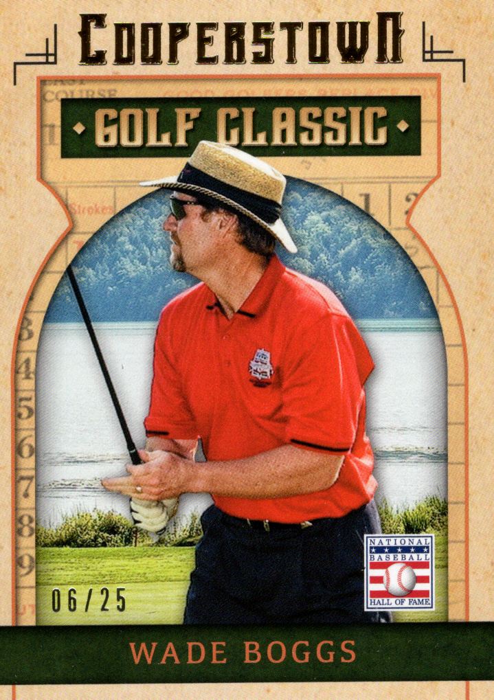 2015 Panini Cooperstown Golf Classic Gold #3 Wade Boggs