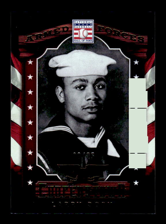 2015 Panini Cooperstown Armed Forces Gold #9 Larry Doby
