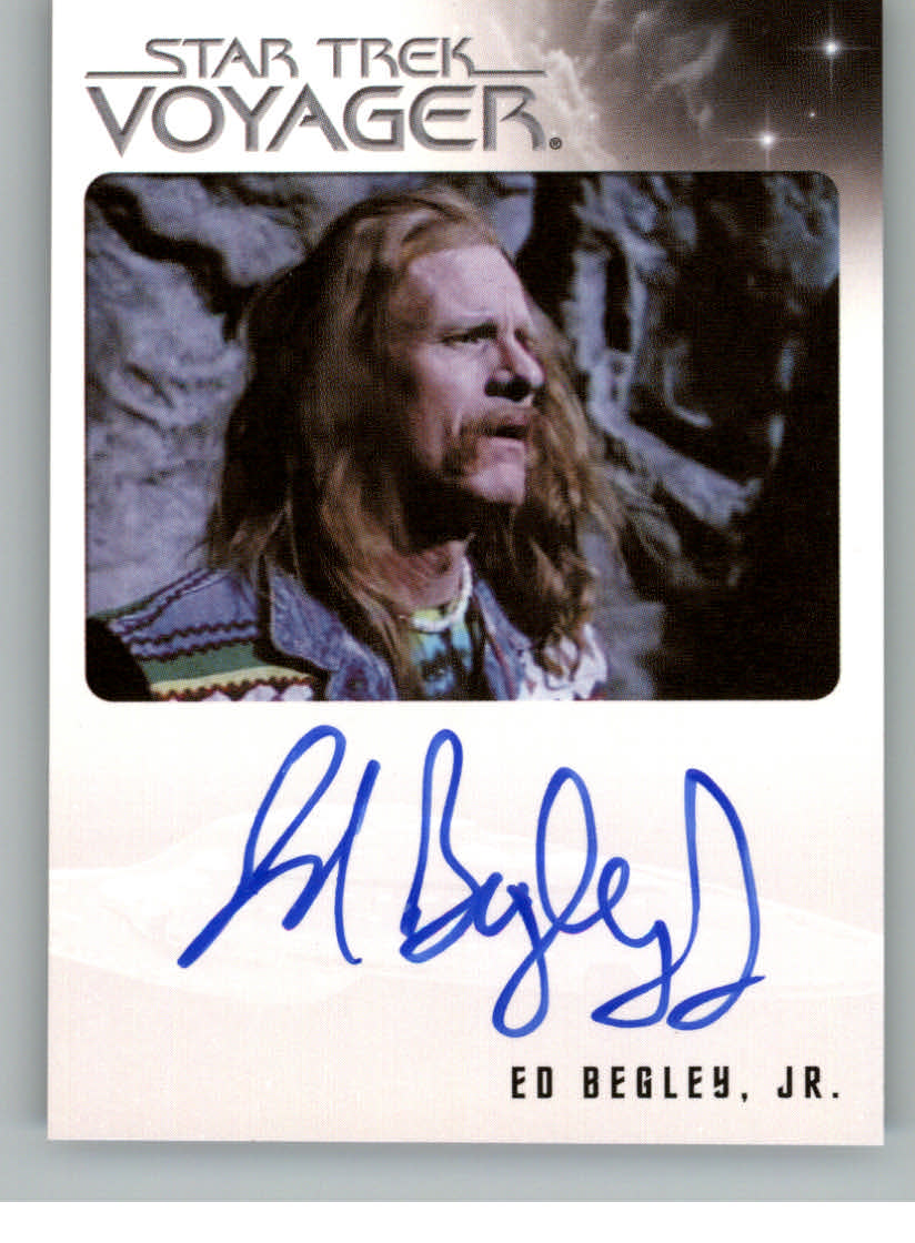 Star Trek Voyager Heroes & Villains Ed Begley Jr as Henry Starling Autograph 