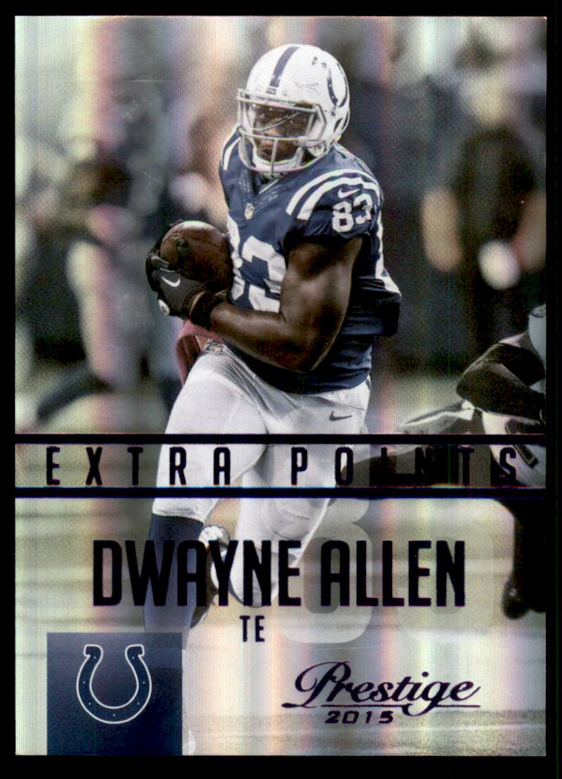 2015 Prestige Extra Points Purple #115 Dwayne Allen