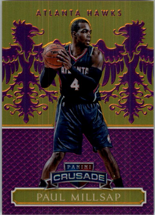 2014-15 Panini Excalibur Crusade Purple #80 Paul Millsap