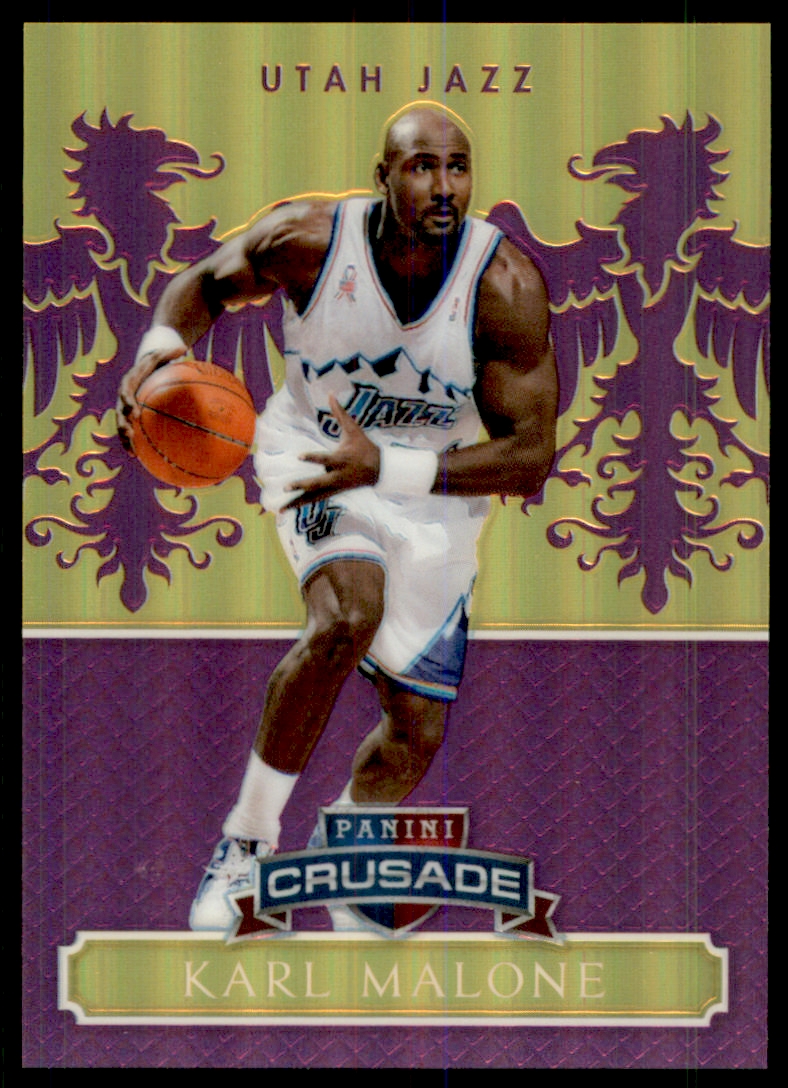 2014-15 Panini Excalibur Crusade Purple #156 Karl Malone