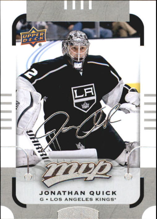 2015-16 Upper Deck MVP Silver Script #107 Jonathan Quick