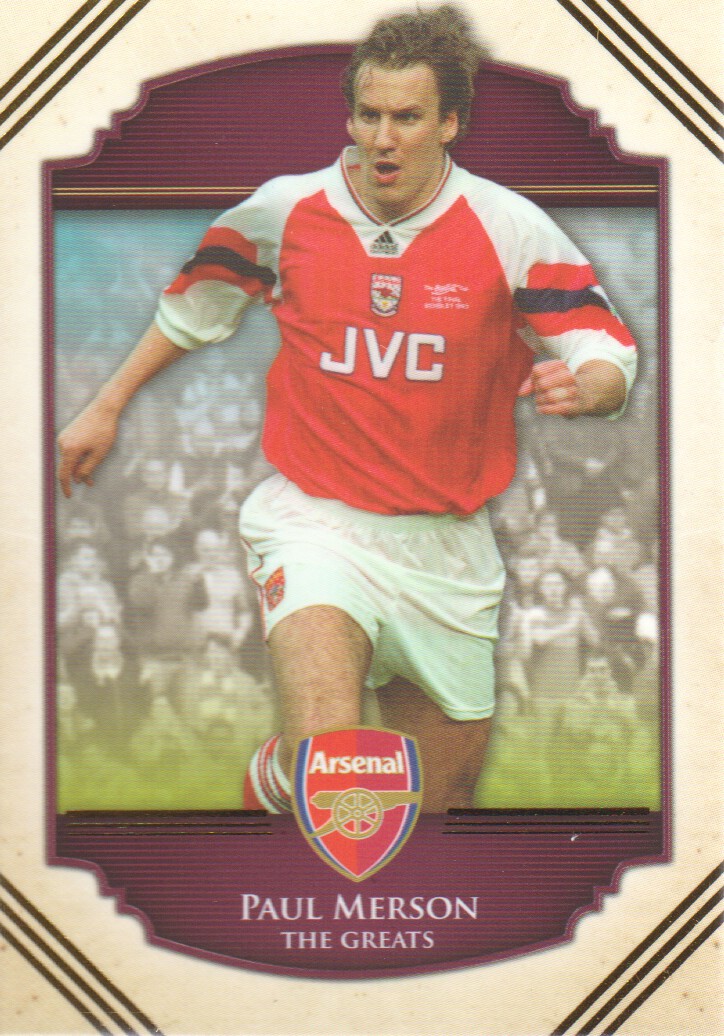2014-15 Arsenal Futera Premium #40 Paul Merson