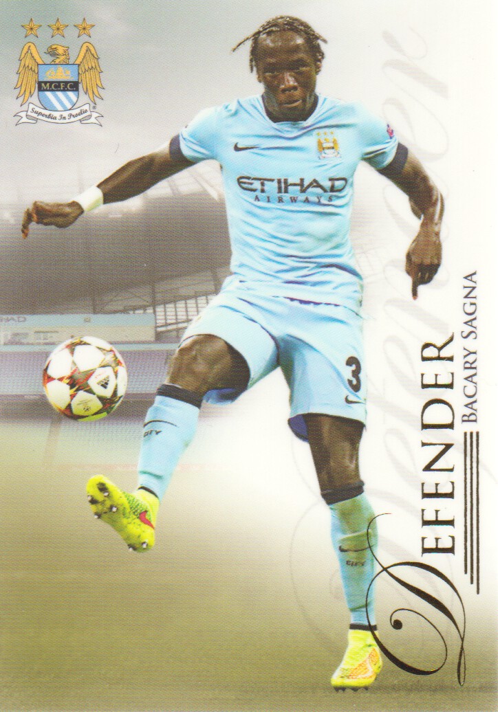 2015 Futera Manchester City Premium Soccer Trading Card #10