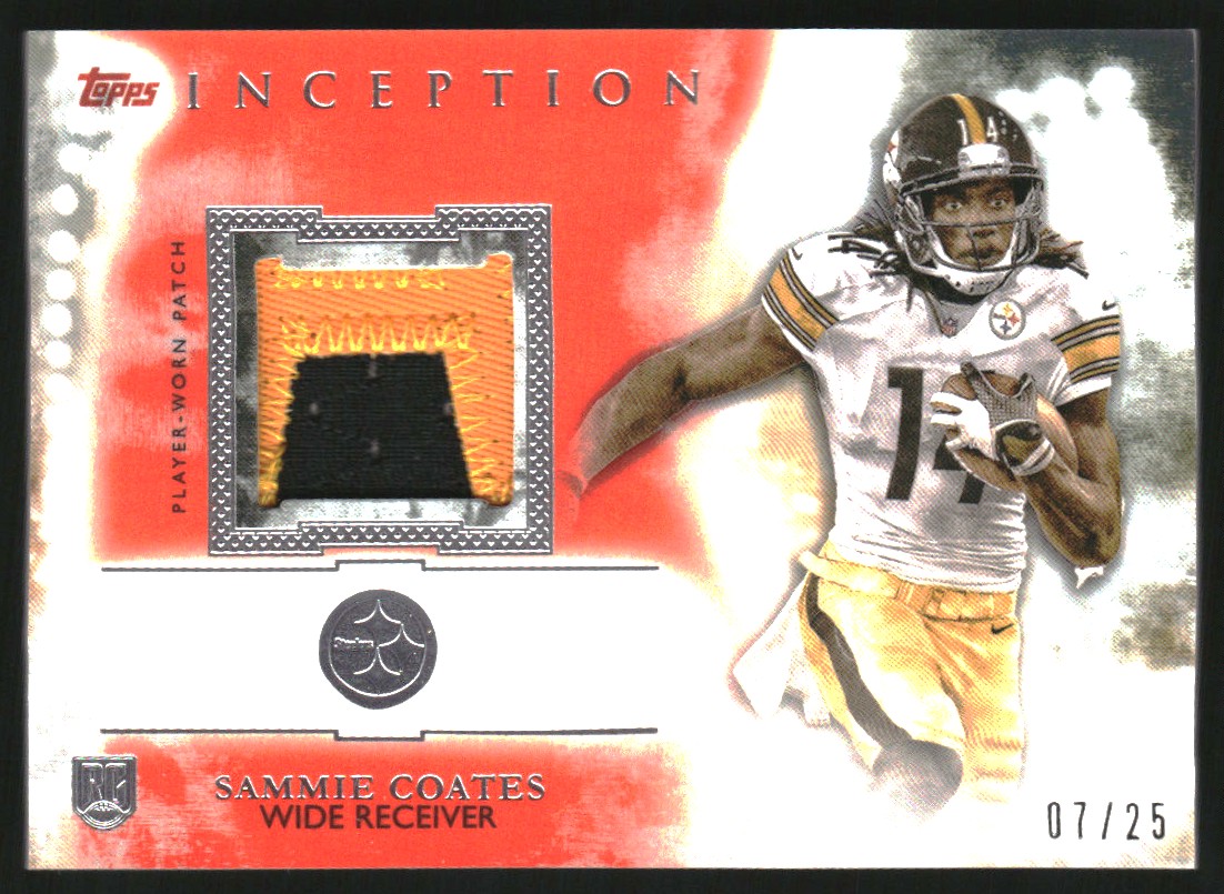 2015 Topps Inception Rookie Relics Patch Orange #RPSC Sammie Coates