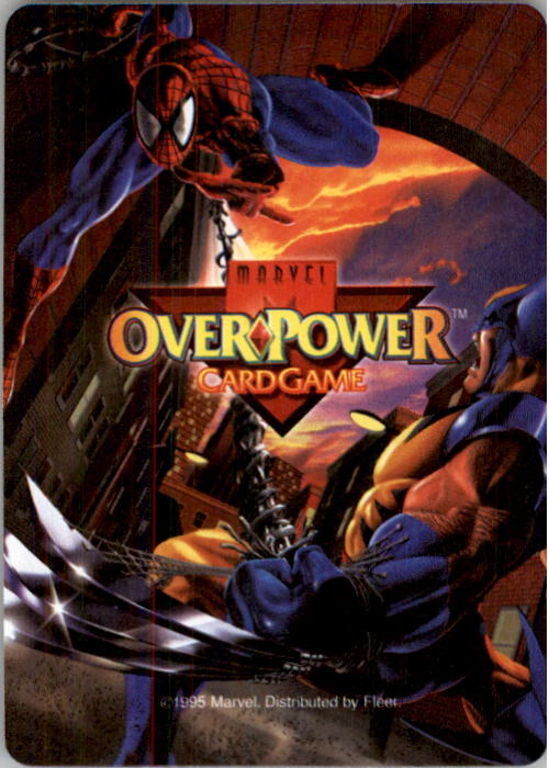 1995 Marvel OverPower #49 Beast - Drop Kick U back image