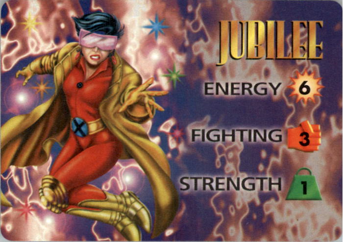 1995 Marvel OverPower #20 Jubilee C back image