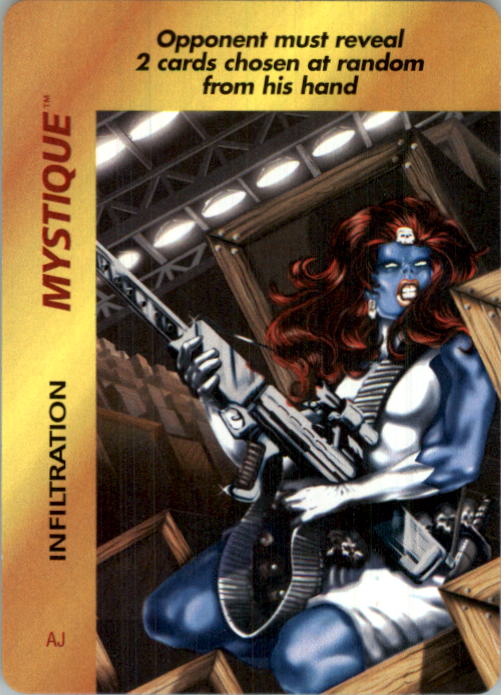 1995 Marvel OverPower #150 Mystique - Infiltration C