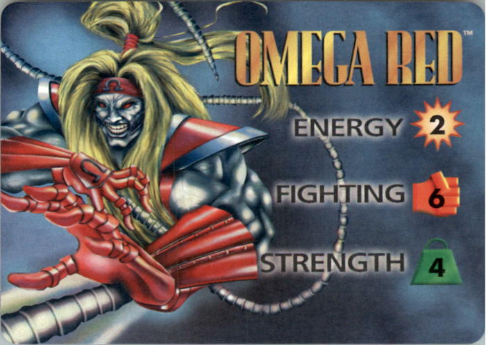 1995 Marvel OverPower #24 Omega Red U back image
