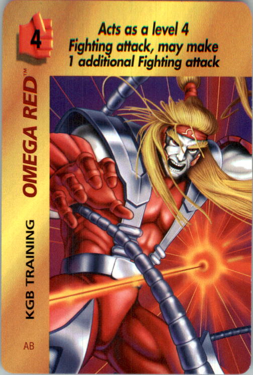 1995 Marvel OverPower #155 Omega Red - KGB Training C