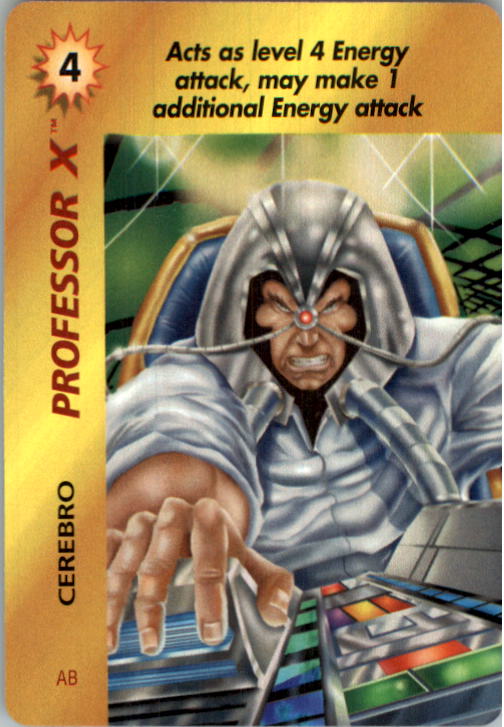 1995 Marvel OverPower #160 Professor X - Cerebro C