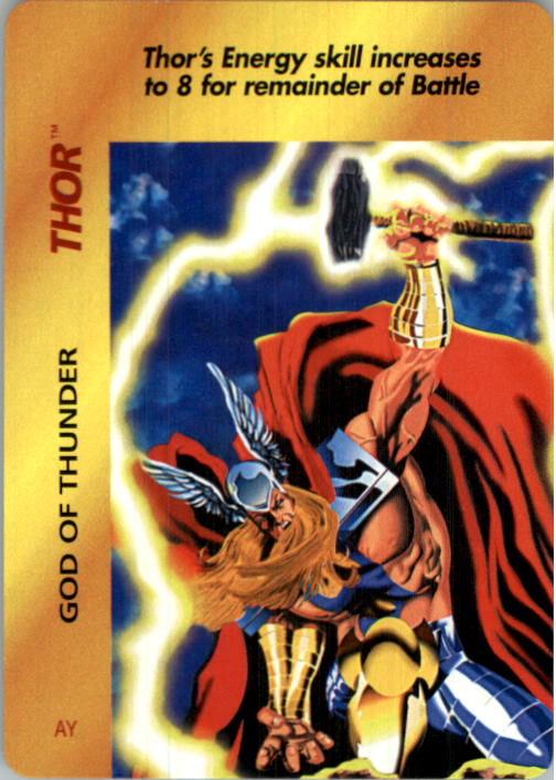 1995 Marvel OverPower #217 Thor - God of Thunder C