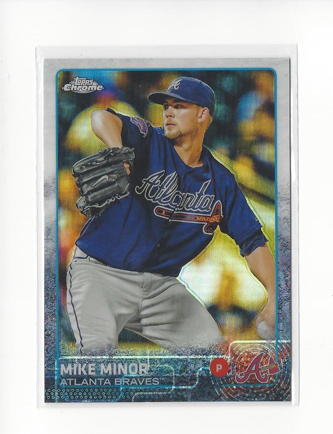 2015 Topps Chrome Refractors #197 Mike Minor