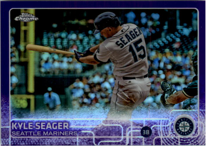 2015 Topps Chrome Purple Refractors #188 Kyle Seager