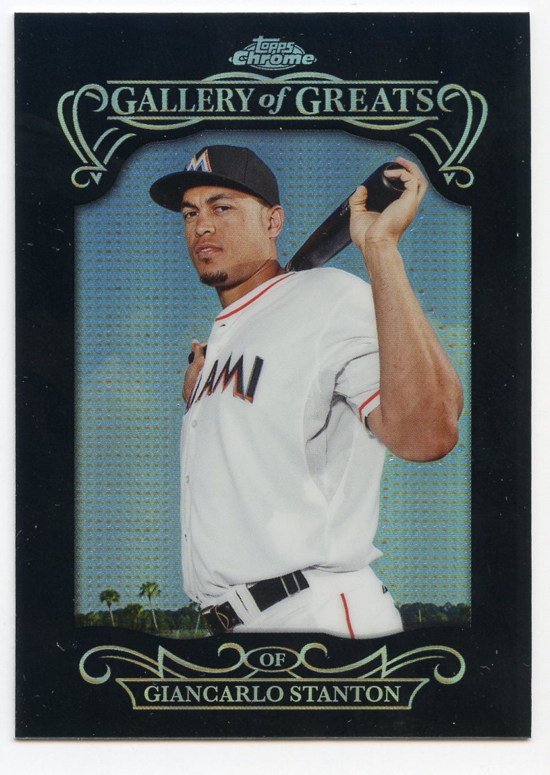 2015 Topps Chrome Gallery of Greats #GGR22 Giancarlo Stanton