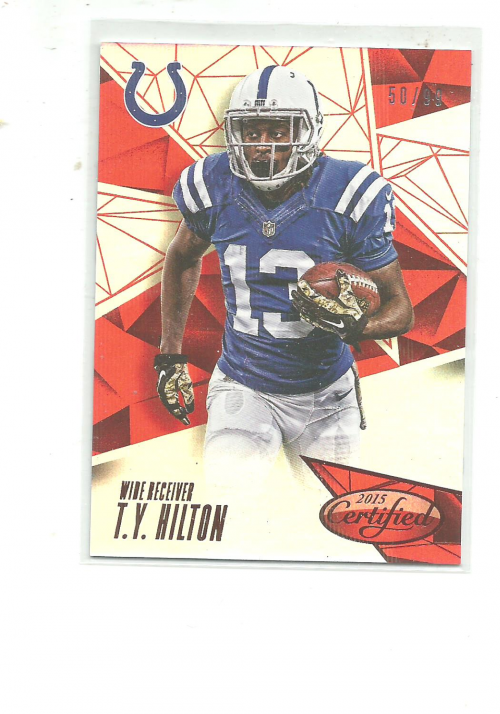 2015 Certified Mirror Red #97 T.Y. Hilton