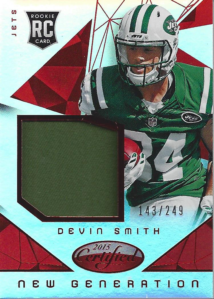 2015 Certified New Generation Jerseys Mirror Red #NGDS Devin Smith ...