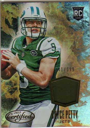 2015 Certified Scorching Swatches #SSBP Bryce Petty