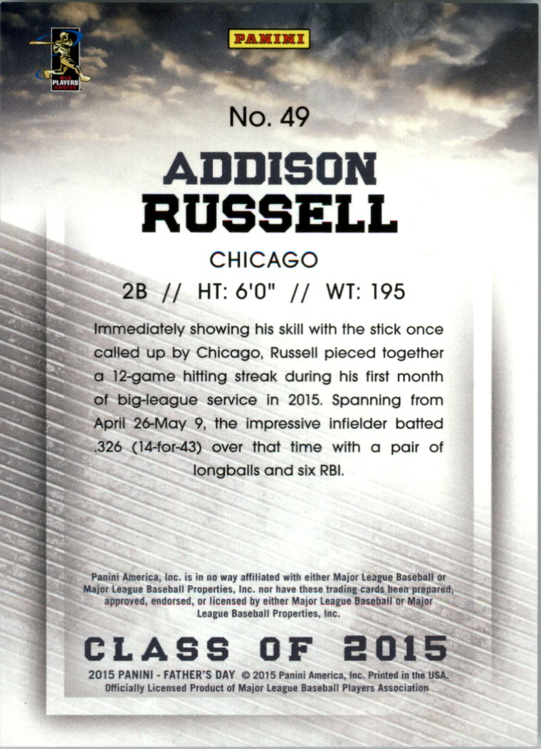 2015 Panini Father's Day Trading Card Pick (Inserts) - Picture 77 of 95