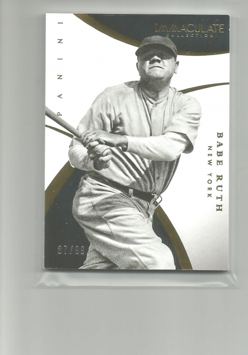2015 Immaculate Collection #100 Babe Ruth