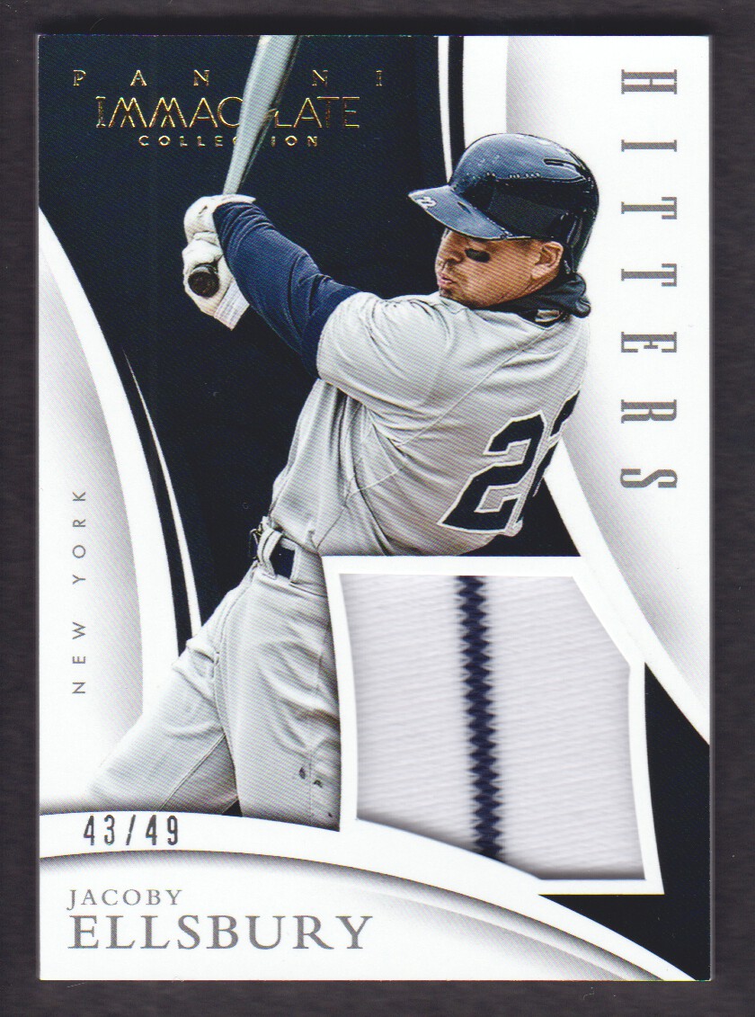 2015 Immaculate Collection Immaculate Hitters Materials #20 Jacoby Ellsbury/49