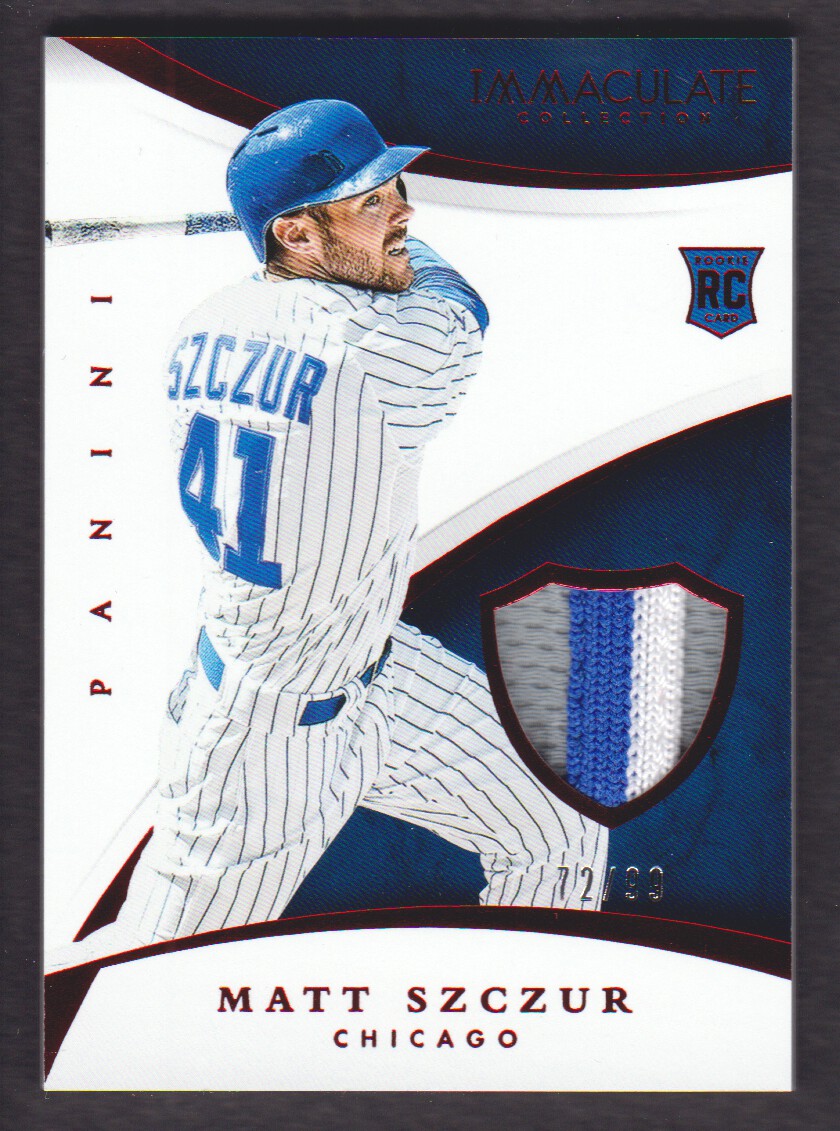 2015 Immaculate Collection Immaculate Swatches Prime #57 Matt Szczur/99
