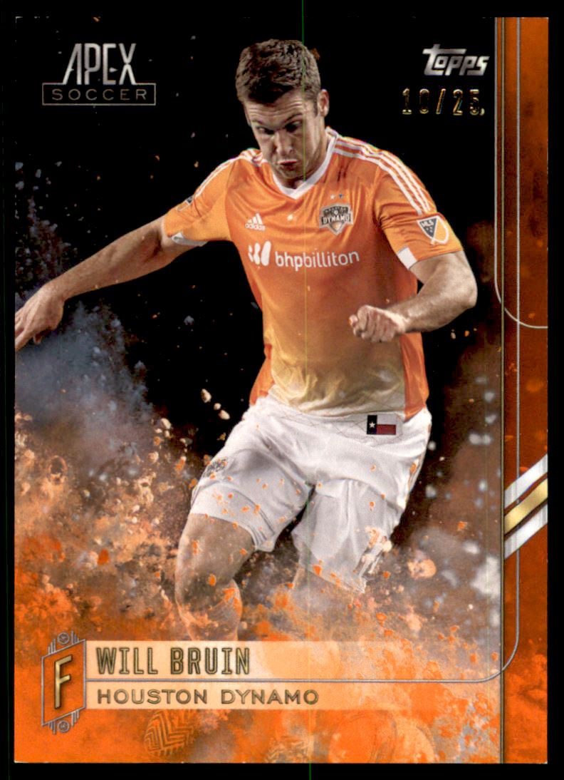 2015 Topps Apex MLS Orange #50 Will Bruin