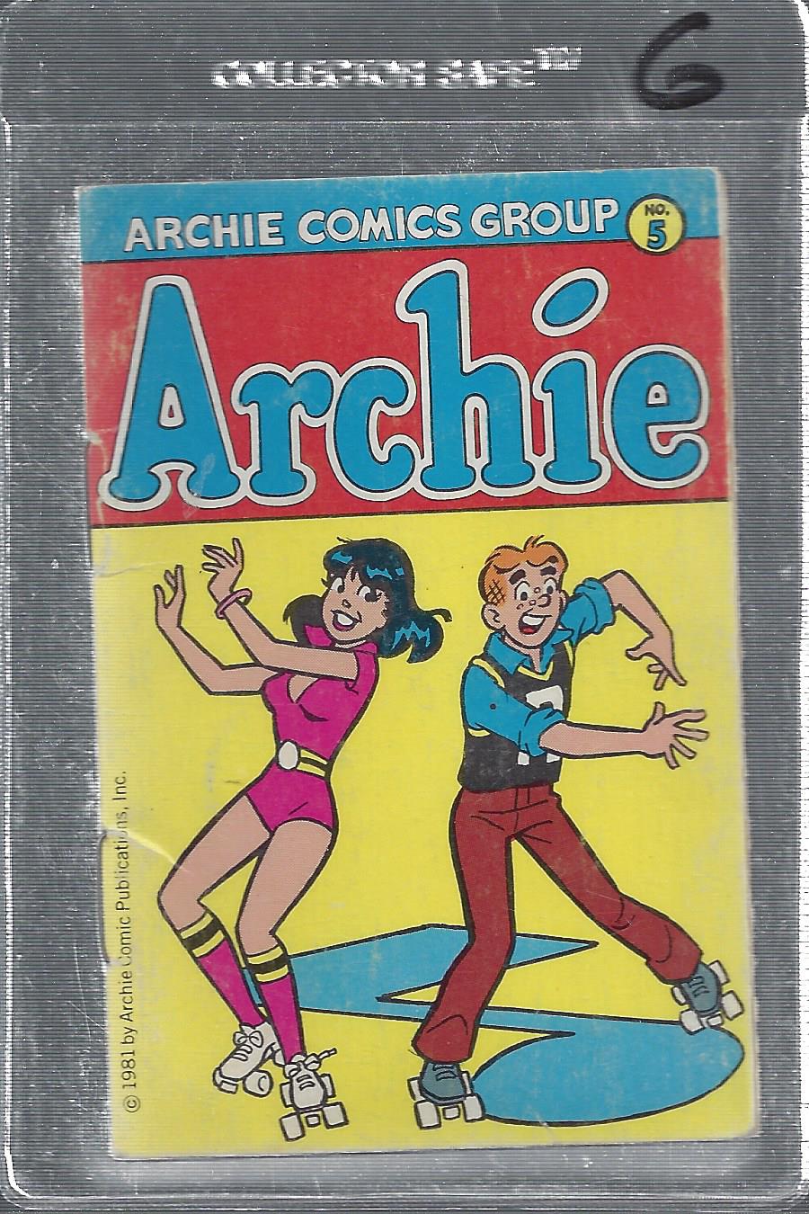 1981 Amurol Bubble Funnies #5 Archie
