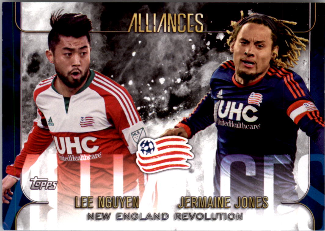 2015 Topps Apex MLS Alliances #A5 Jermaine Jones/Lee Nguyen