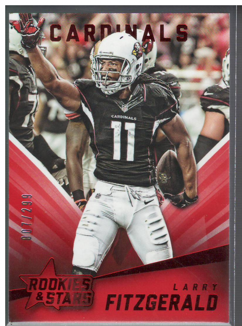 2015 Rookies and Stars Red #90 Larry Fitzgerald