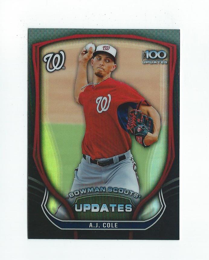 2015 Bowman Chrome Bowman Scouts Update #BSUAC A.J. Cole