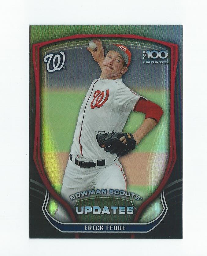 2015 Bowman Chrome Bowman Scouts Update #BSUEF Erick Fedde