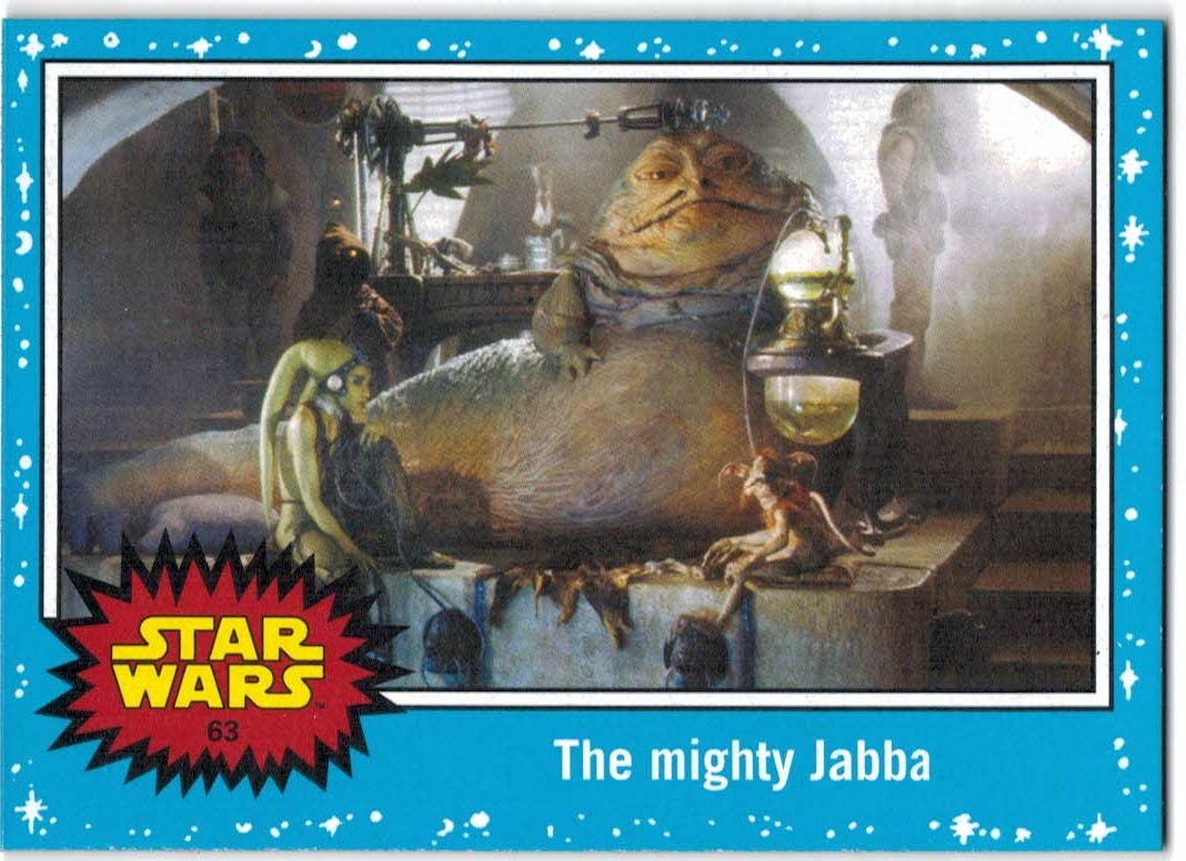 2015 Topps Star Wars Journey to The Force Awakens #63 The Mighty Jabba back image