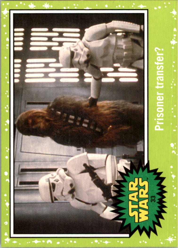 2015 Topps Star Wars Journey to The Force Awakens Jabba Slime Green #33 Prisoner Transfer?