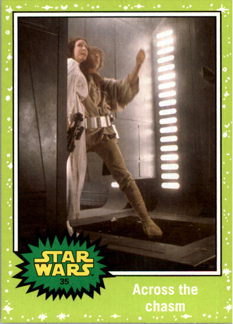 2015 Topps Star Wars Journey to The Force Awakens Jabba Slime Green #35 Across the Chasm