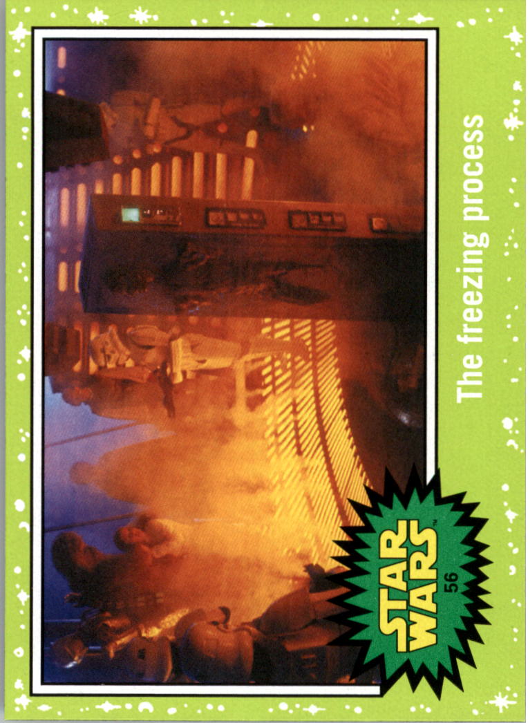 2015 Topps Star Wars Journey to The Force Awakens Jabba Slime Green #56 The Freezing Process