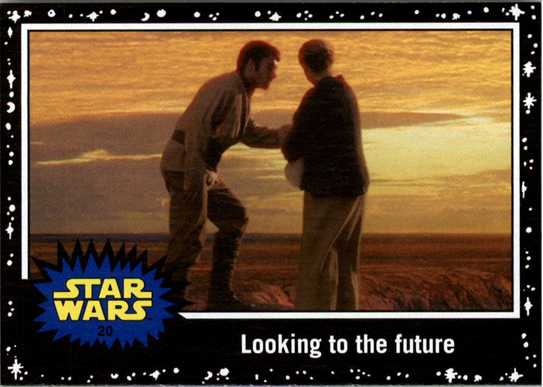 2015 Topps Star Wars Journey to The Force Awakens Black #20 Looking to the Future