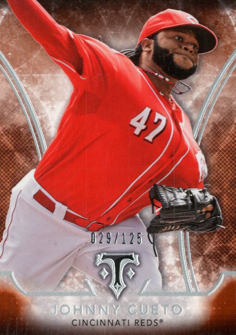 2015 Topps Triple Threads Amber #22 Johnny Cueto