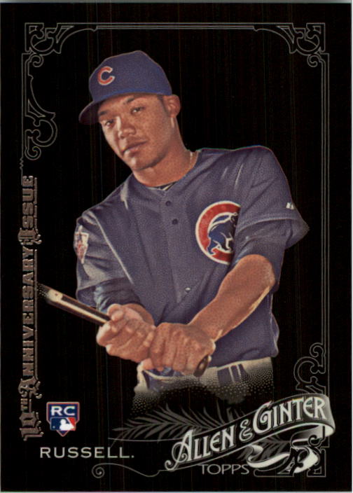 2015 Topps Allen and Ginter X 10th Anniversary #133 Addison Russell RC