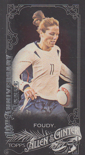2015 Topps Allen and Ginter X 10th Anniversary Mini #167 Julie Foudy