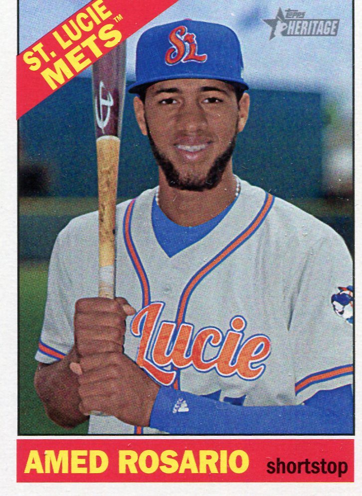 2015 Topps Heritage Minors #61 Amed Rosario