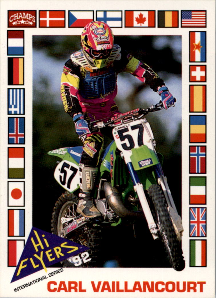 1992 Champ's Hi Flyers Motocross #71 Carl Vaillancourt - NM-MT