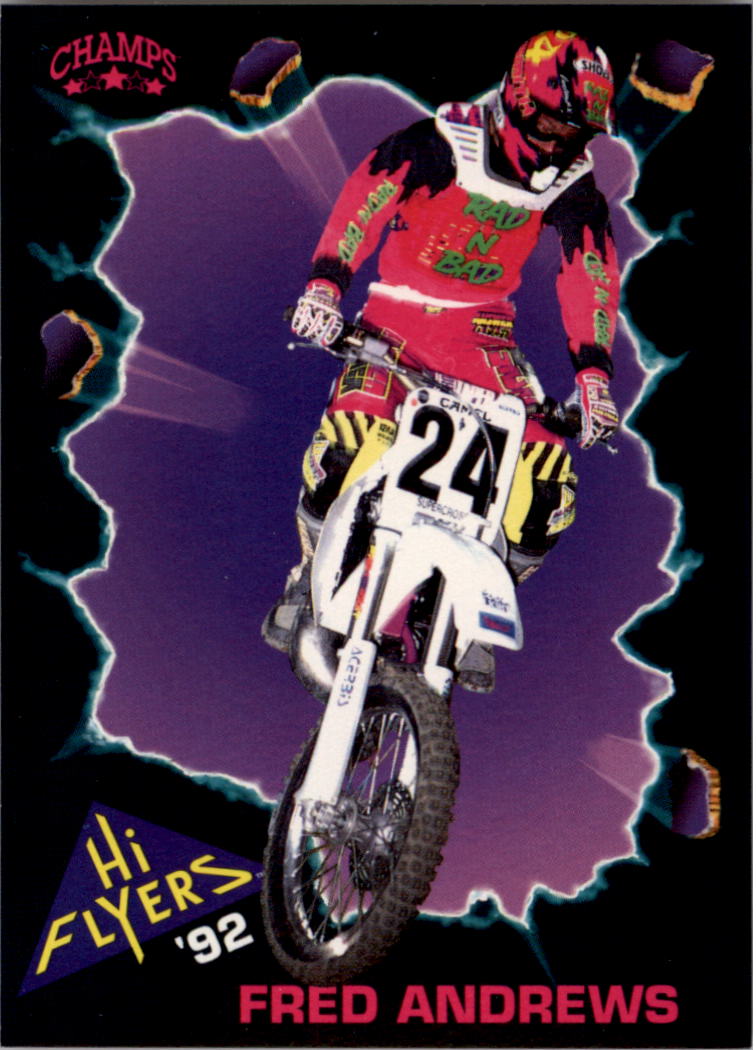 1992 Champ's Hi Flyers Motocross #87 Fred Andrews - NM-MT