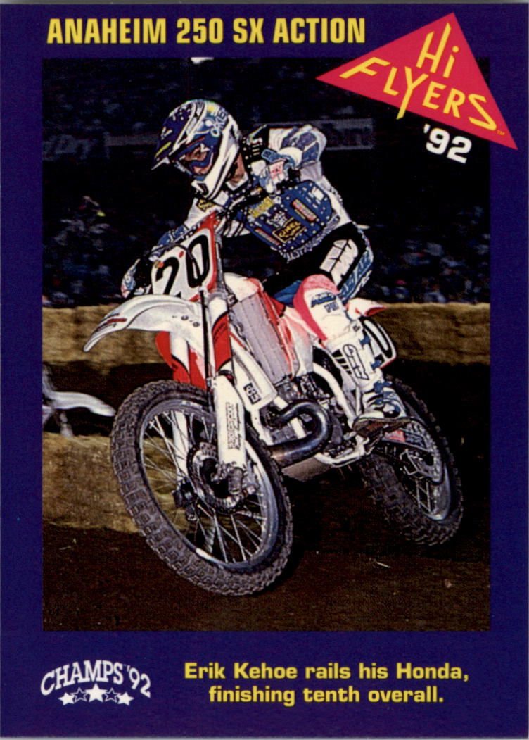 1992 Champ's Hi Flyers Motocross #182 Anaheim 125 SX Action/Erik