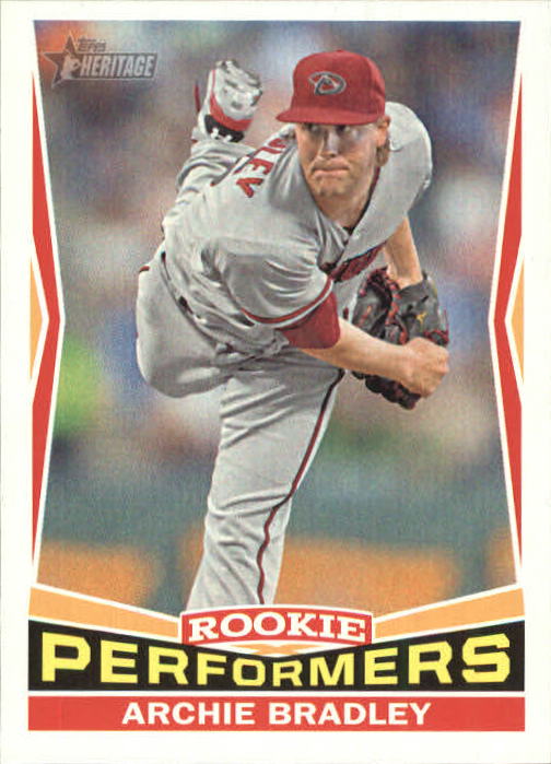 2015 Topps Heritage Rookie Performers Baseball Card #RP6 Archie Bradley. rookie card picture