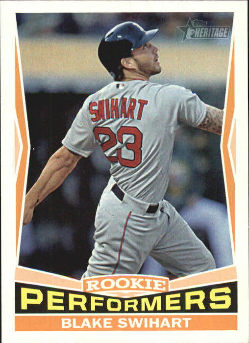 2015 Topps Heritage Rookie Performers Red Sox Baseball Card #RP11 Blake Swihart. rookie card picture