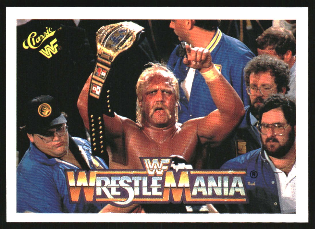 1990 Classic WWF History of WrestleMania Trademark #11 Hulk Hogan/King Kong Bundy