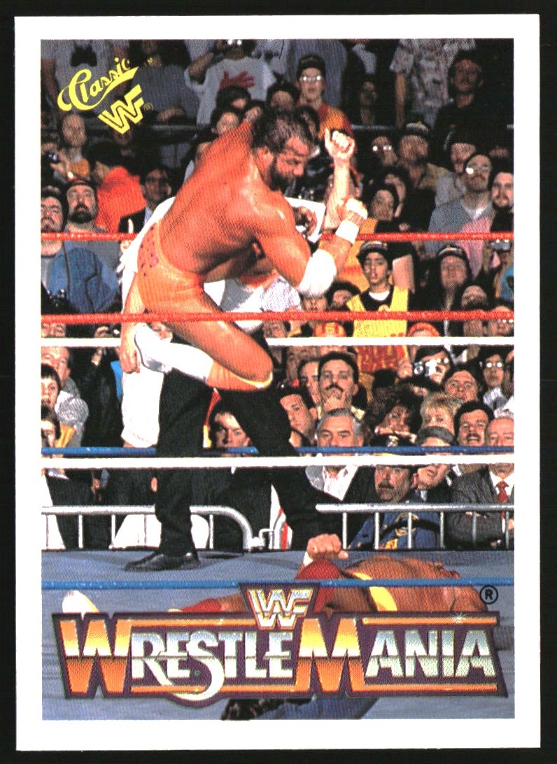 1990 Classic WWF History Of WrestleMania Trademark #99 Hulk Hogan/Macho ...